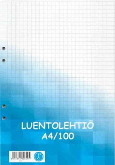 Luentolehtiö A4/100 7x7 mm yleisrei'itys