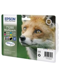 Epson DURABrite T1285 Multi Pack (C/M/Y/K) mustepakkaus 16,4ml