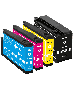 HP 3HZ52AEE, HP 953XL 4-pakkaus CMYK 128ml 16% enemmän Mustekasetti.com