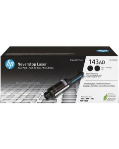 HP 143AD musta täyttöpullo 2x 2500 sivua Neverstop Laser