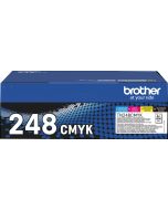 Brother TN248CMYK, 4-väri laserkasetit 1000 sivua/kpl Orginal