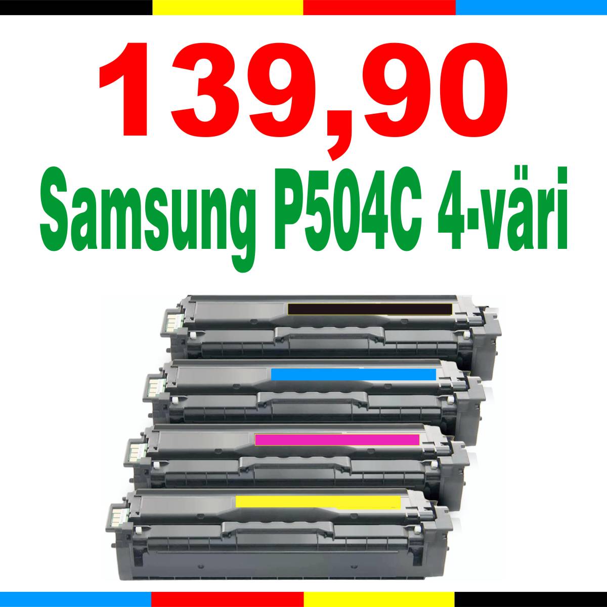 Samsung CLT-P504C 4-väri CMYK Mustekasetti.com